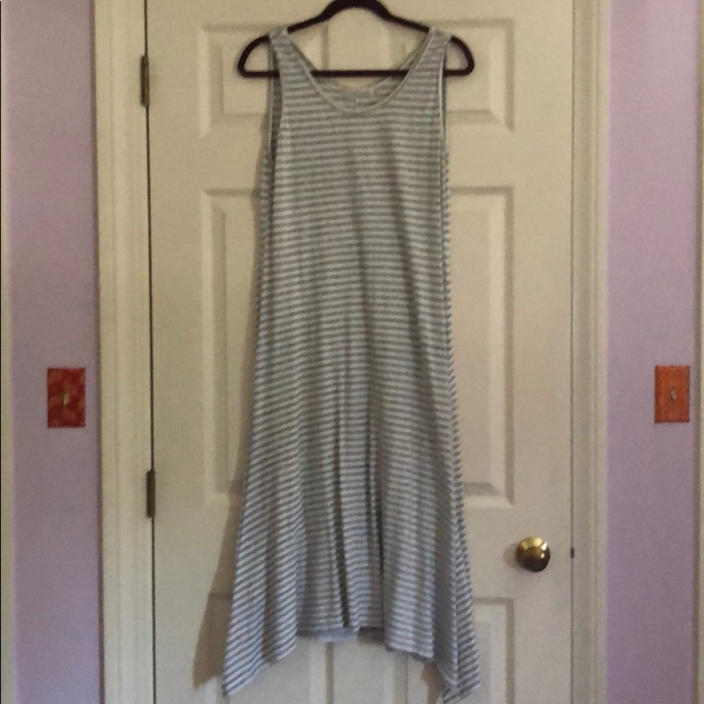 Fun, handkerchief hem, maxi dress from Cut Loose